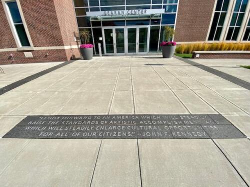 Gearan Center for the Performing Arts - JFK Quote