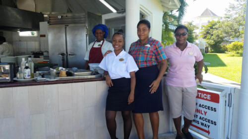 Staff at Cafe