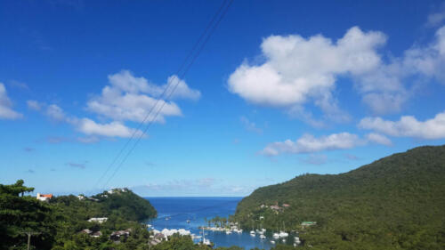 Mountains on Each Side View of Ocean