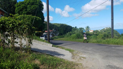 Man Walking on Street