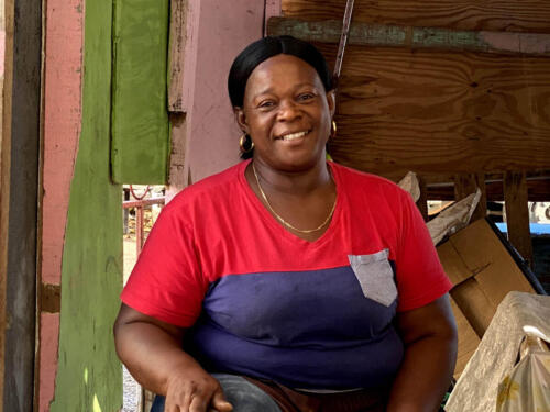 Woman in a Red Shirt